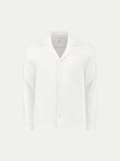 White Terry Towelling Resort Shirt