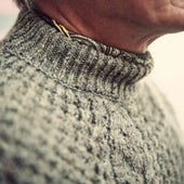 Merino Knitted Raglan Sleeve Crewneck Jumper