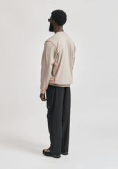 Contrast Crewneck