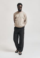 Contrast Crewneck