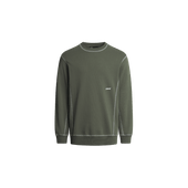 Contrast Crewneck - Army Green