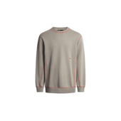 Contrast Crewneck - Sand