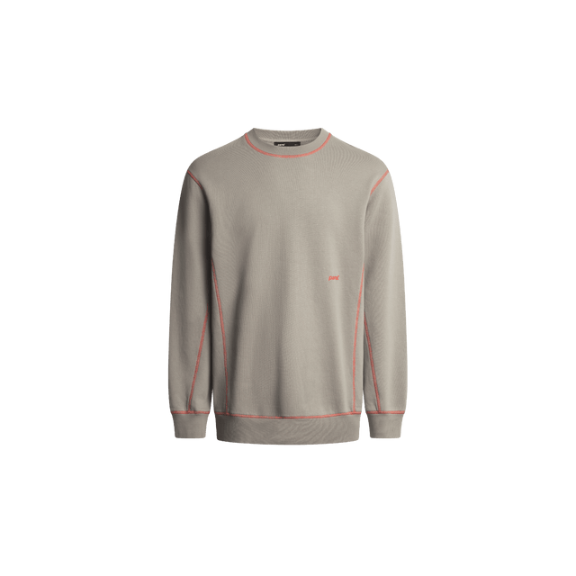 Contrast Crewneck - Sand