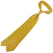 Shibumi Flower Printed Silk Tie Corn Hand Rolled