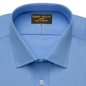 Azure Superior Cotton Shirt
