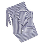 Exclusive Budd Stripe Pyjamas in Navy