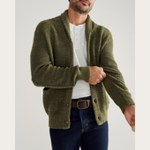 Men's Shawl Collar Cardigan Sweater