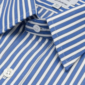Classic Fit Exclusive Budd Stripe Double Cuff Shirt In Edwardian