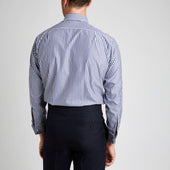 Classic Fit Exclusive Budd Stripe Double Cuff Shirt In
