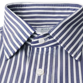 Classic Fit Exclusive Budd Stripe Double Cuff Shirt In