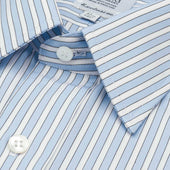 Classic Fit Exclusive Budd Stripe Double Cuff Shirt In