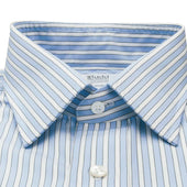 Classic Fit Exclusive Budd Stripe Double Cuff Shirt In