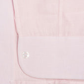 Classic Fit Linen Shirt In Pink
