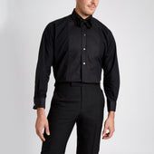 Classic Fit Plain Marcella Double Cuff Dress Shirt In