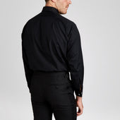 Classic Fit Plain Marcella Double Cuff Dress Shirt In