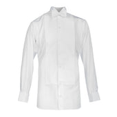 Classic Fit Plain Marcella Double Cuff Wing Collar Dress Shirt In