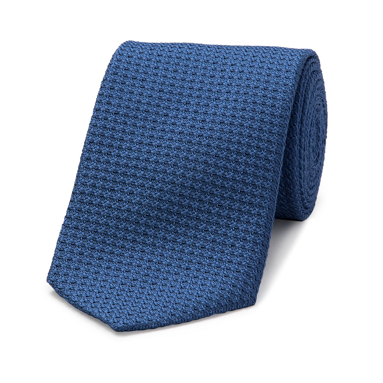 Plain Silk Grenadine Tie In Bright