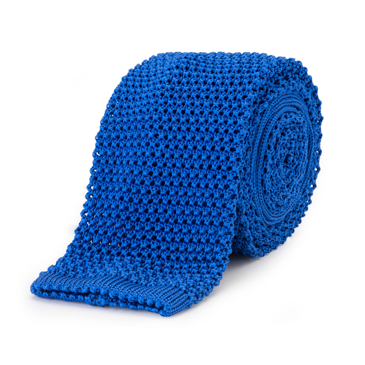 Plain Silk Knitted Tie In