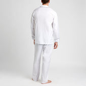 Plain Poplin Pyjamas in White