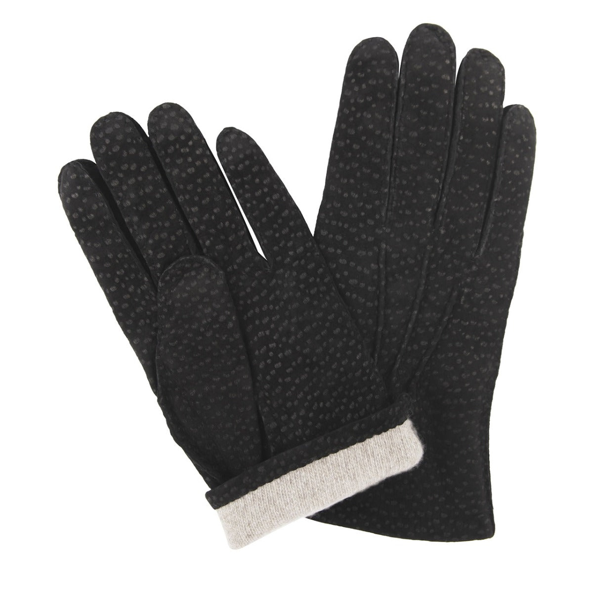 Buffed Hogskin Cashmere Lined Gloves In