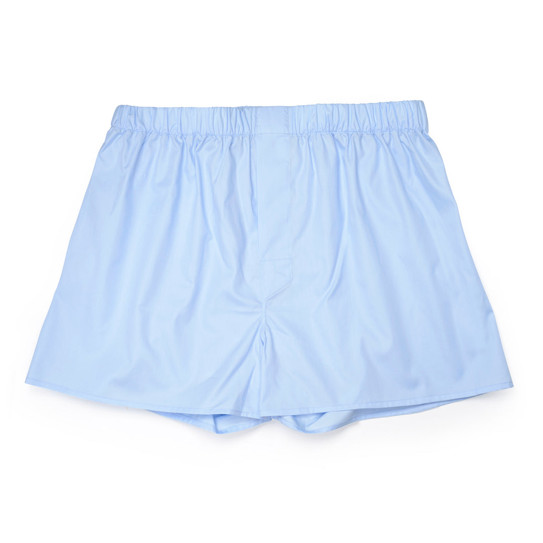 Plain Cotton Classic Boxer Shorts In