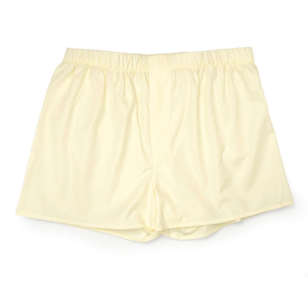 Plain Cotton Classic Boxer Shorts In