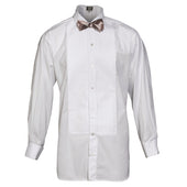 Tailored Fit Plain Marcella Double Cuff Dress Shirt In