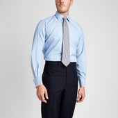 Classic Fit Exclusive End On End Sea Island Cotton Double Cuff In