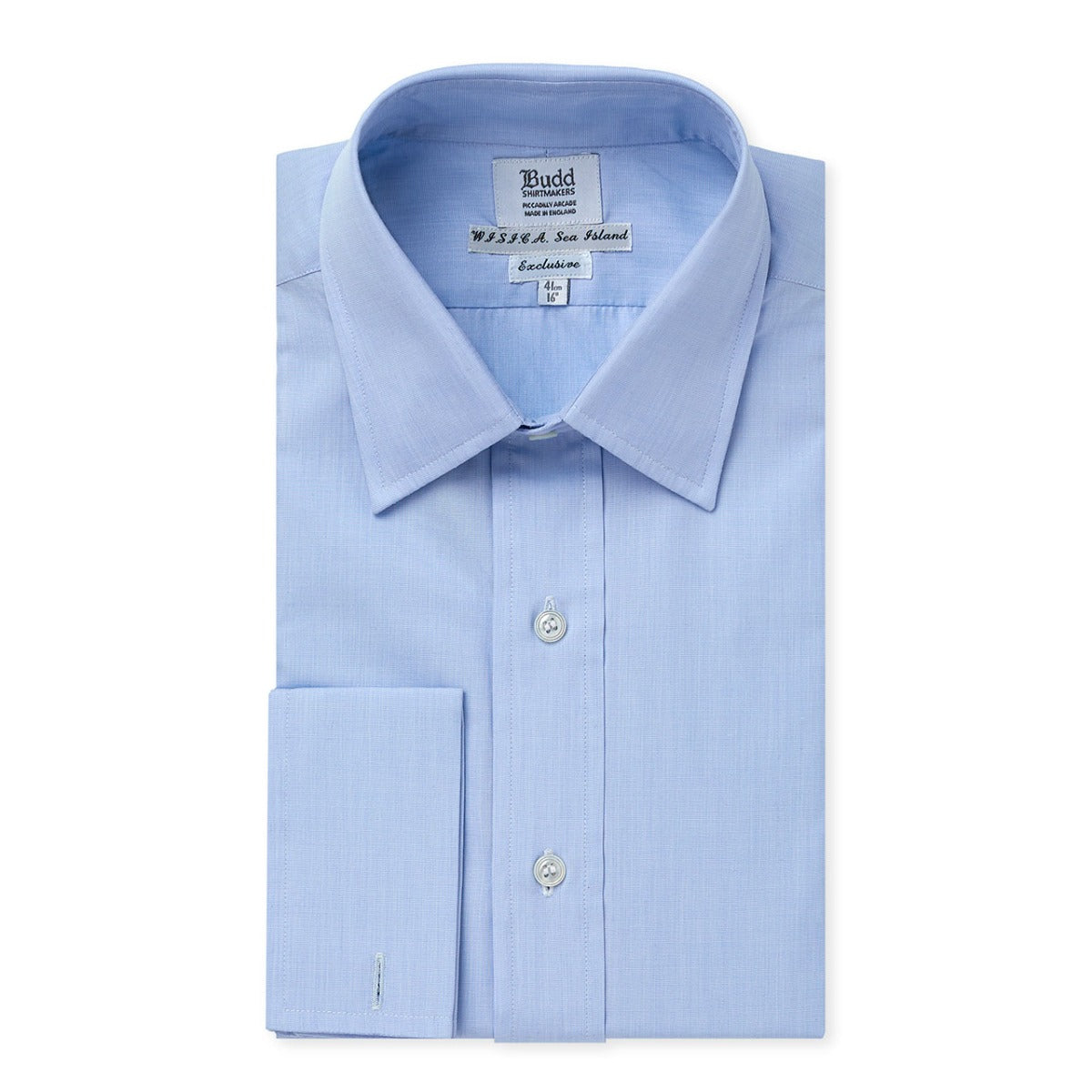 Classic Fit Exclusive End On End Sea Island Cotton Double Cuff In