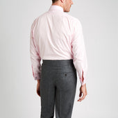 Classic Fit Plain Soyella Double Cuff Shirt In Pink