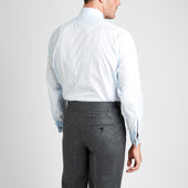 Classic Fit Plain Soyella Double Cuff Shirt In