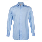 Classic Fit Plain Soyella Double Cuff Shirt In