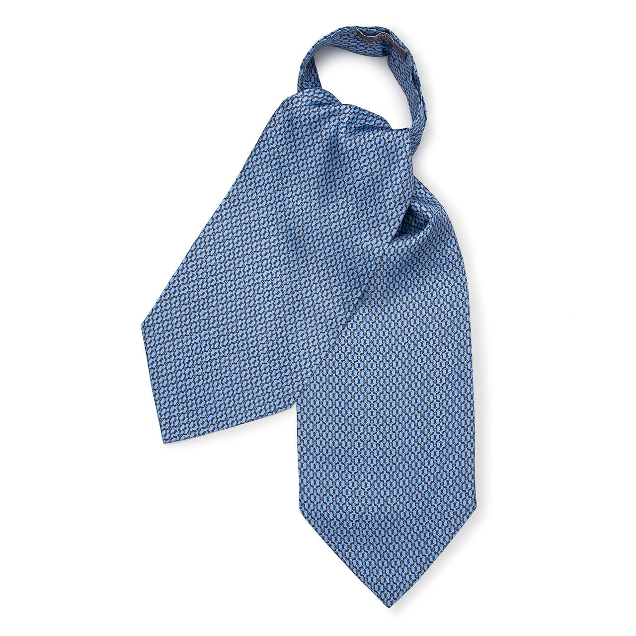Looping Foulard Silk Cravat In