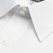 Tailored Fit Plain Poplin Button Cuff Shirt In