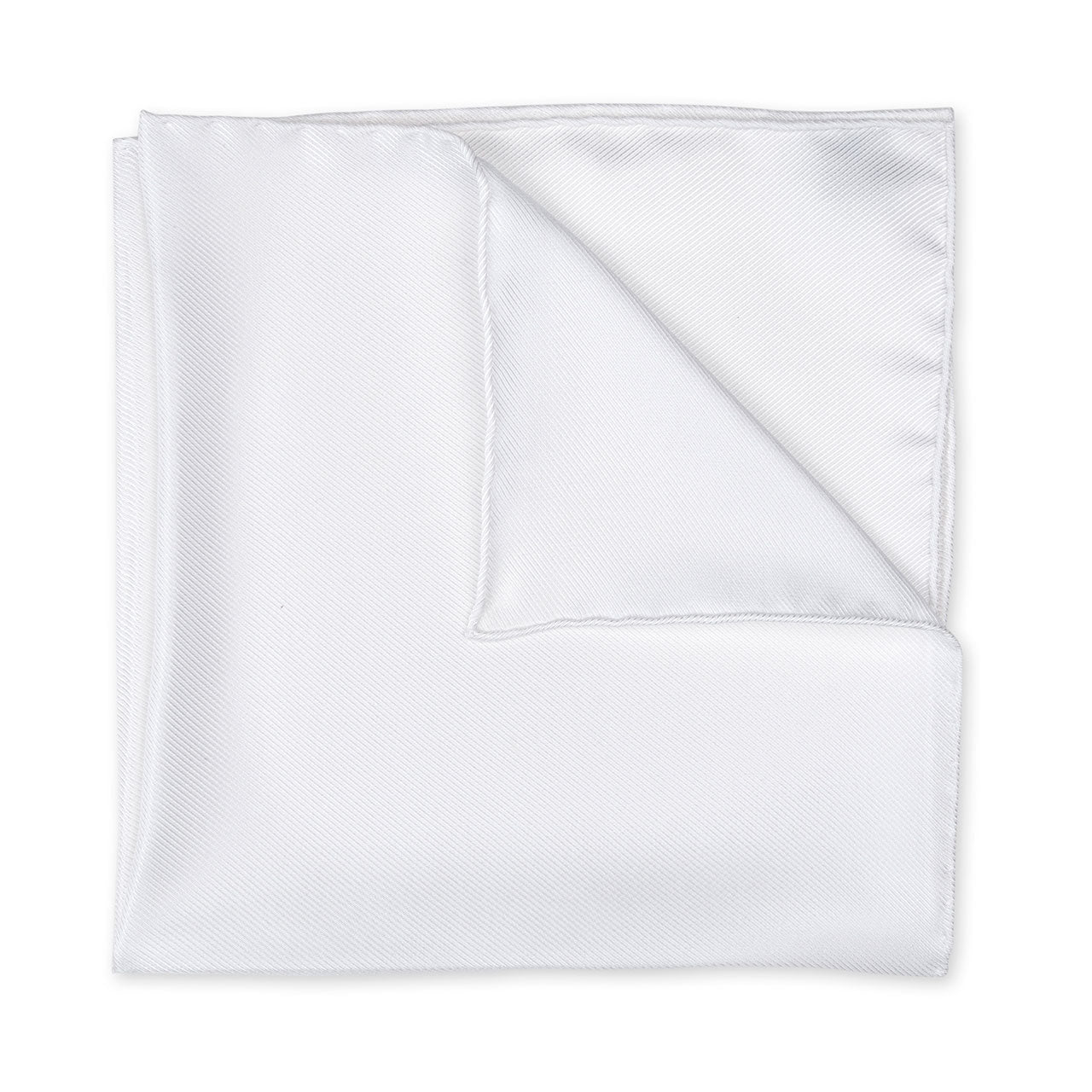 Plain Silk Pocket Square In