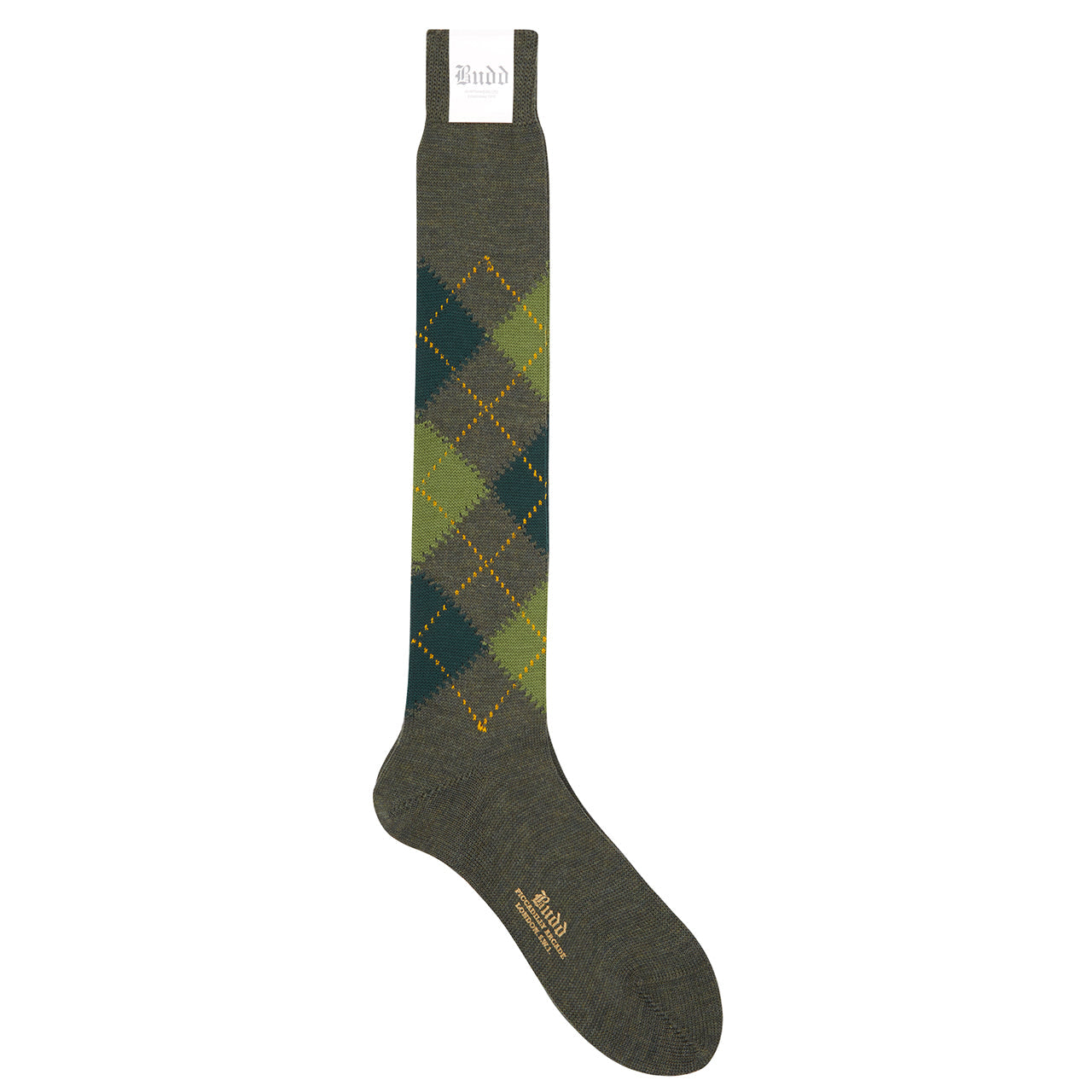 Argyle Wool Long Socks In And Palm