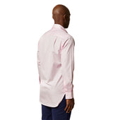 Tailored Fit Plain Poplin Button Cuff In Pink