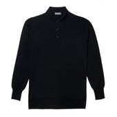 Merino Wool Sports Shirt in Dark Navy