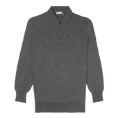 Merino Wool Sports Shirt in Smoke
