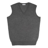 Merino Wool Slip Over Jumper in Smoke