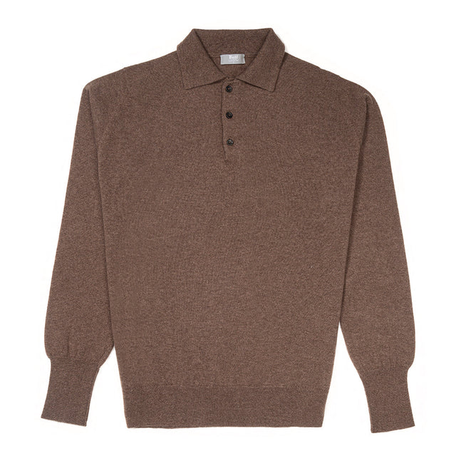 Plain Cashmere Oxton Jumper in Mocha