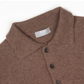 Plain Cashmere Oxton Jumper In Mocha