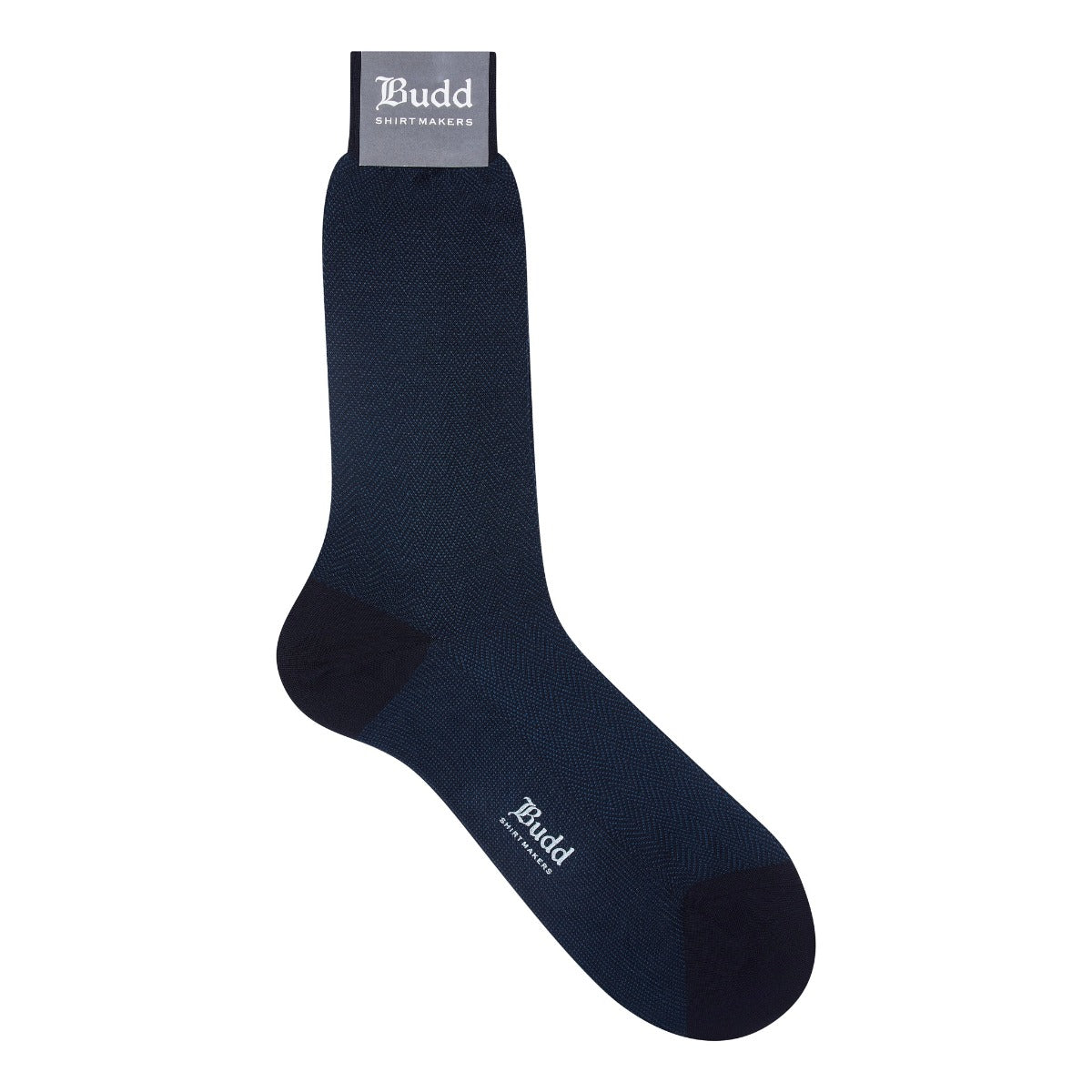 Chevron Cotton Short Socks In