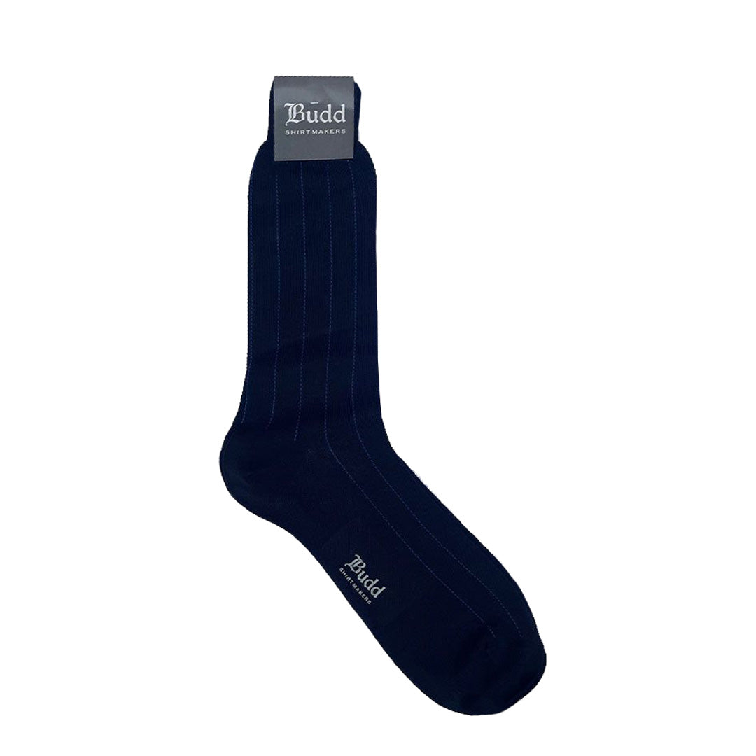 Vertical Stripe Cotton Short Socks In