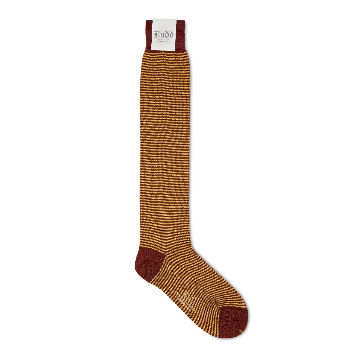 Striped Lambswool Long Socks In And Banbu
