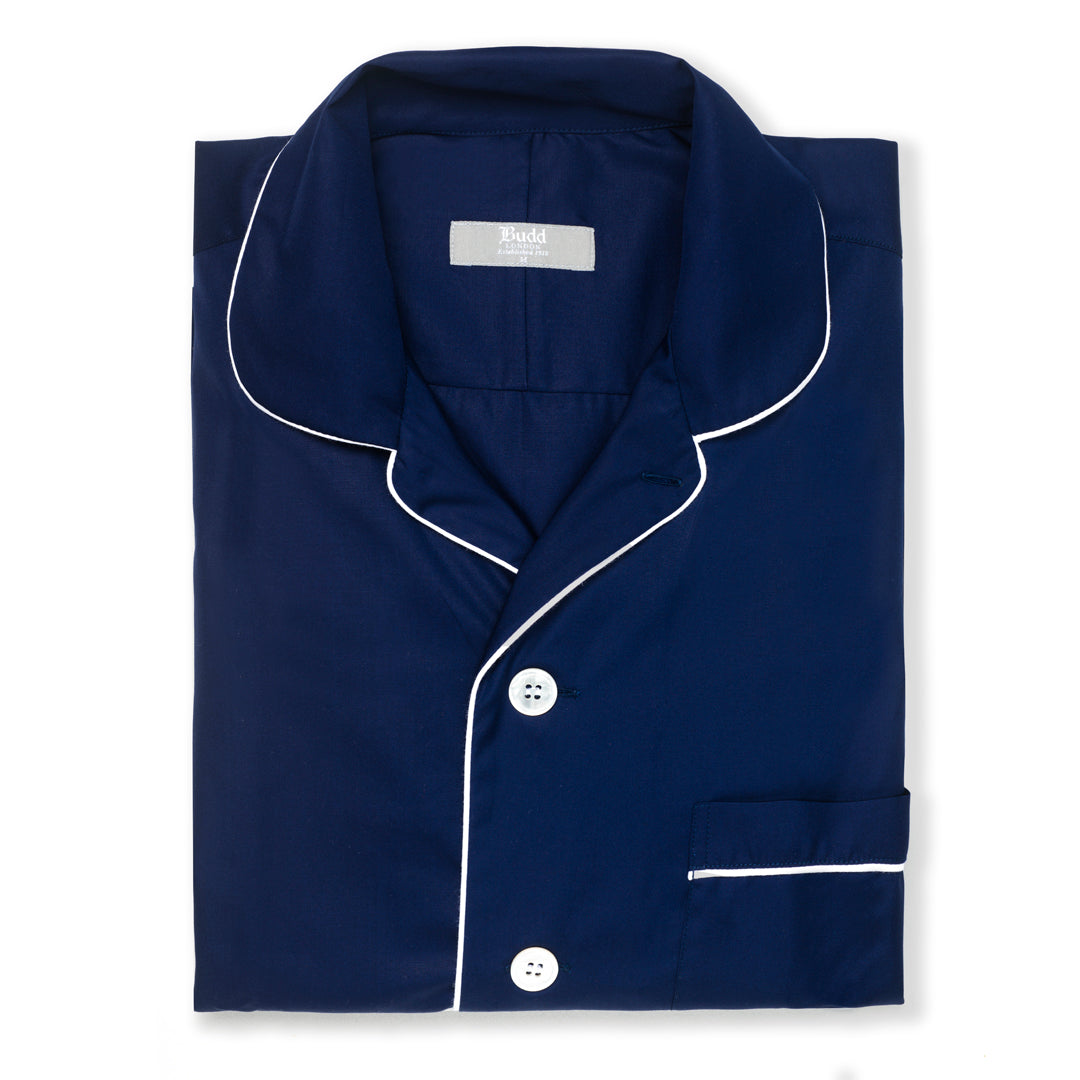 Plain Poplin Pyjama Shirt In