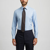 Tailored Fit Exclusive End On End Sea Island Cotton Double Cuff In