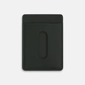 Green Two Slot Card Case