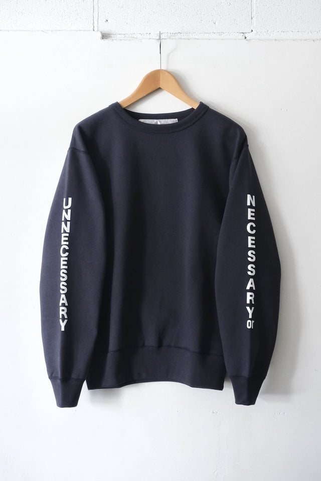 N.O.UN NOUN/TATE SWEAT Navy | Directors Web Shop powered by BASE
