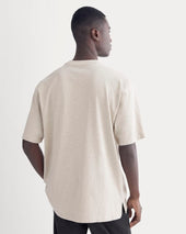 Oversized Midweight Tee | Heathered Oatmeal
